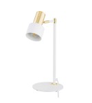 Argon DORIA lampa biurkowa 1 pł. 1x15W (max) biały struktura mosiądz 4256 Argon DORIA lampa biurkowa 1 pł. 1x15W (max) biały struktura mosiądz 4256