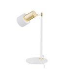 Argon DORIA lampa biurkowa 1 pł. 1x15W (max) biały struktura mosiądz 4256 Argon DORIA lampa biurkowa 1 pł. 1x15W (max) biały struktura mosiądz 4256