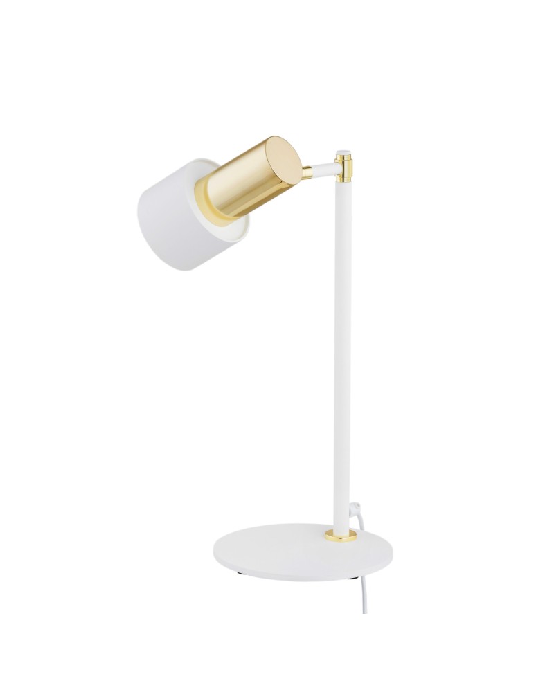 Argon DORIA lampa biurkowa 1 pł. 1x15W (max) biały struktura mosiądz 4256 Argon DORIA lampa biurkowa 1 pł. 1x15W (max) biały struktura mosiądz 4256