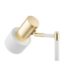 Argon DORIA lampa biurkowa 1 pł. 1x15W (max) biały struktura mosiądz 4256 Argon DORIA lampa biurkowa 1 pł. 1x15W (max) biały struktura mosiądz 4256