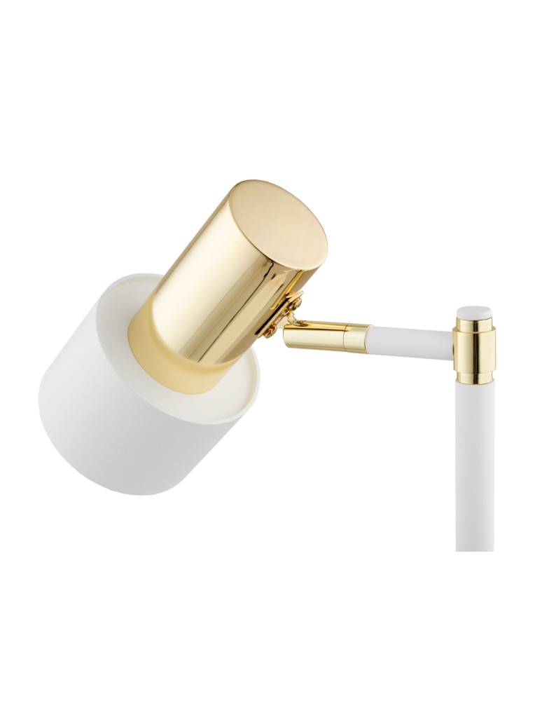 Argon DORIA lampa biurkowa 1 pł. 1x15W (max) biały struktura mosiądz 4256 Argon DORIA lampa biurkowa 1 pł. 1x15W (max) biały struktura mosiądz 4256