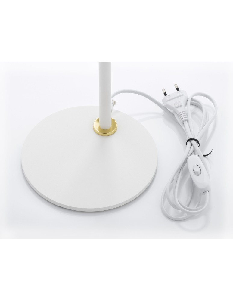 Argon DORIA lampa biurkowa 1 pł. 1x15W (max) biały struktura mosiądz 4256 Argon DORIA lampa biurkowa 1 pł. 1x15W (max) biały struktura mosiądz 4256