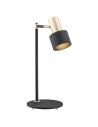 Argon DORIA lampa biurkowa 1 pł. 1x15W (max) czarny struktura elementy mosiądzowane 4257