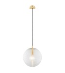 Lampy wiszące kule - Argon EVANS  8577        szkło, mosiądz - product 1