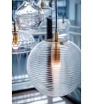 Lampy wiszące kule - Argon EVANS  8577        szkło, mosiądz - product 4