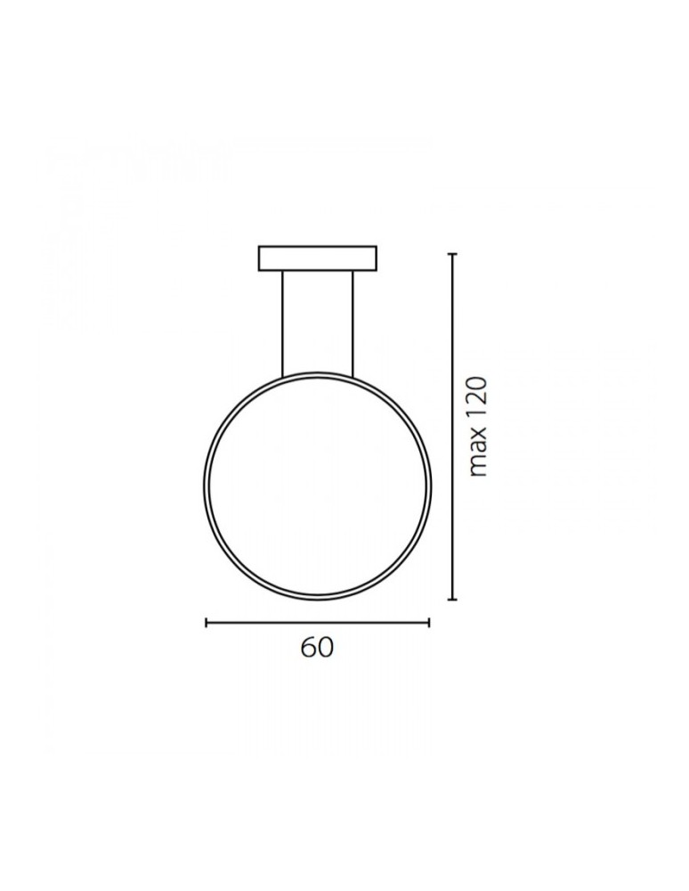 RAMKO Echo Vertical Żyrandol 60 LED 67950