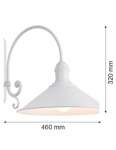 Argon ERBA kinkiet 1 pł. 1x15W (max) biały mat 632 - produkt 2