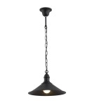 Lampy wiszące industrialne - Argon ERBA lampa wisząca 1 pł. 1x15W (max) czarny mat 631 - product 1