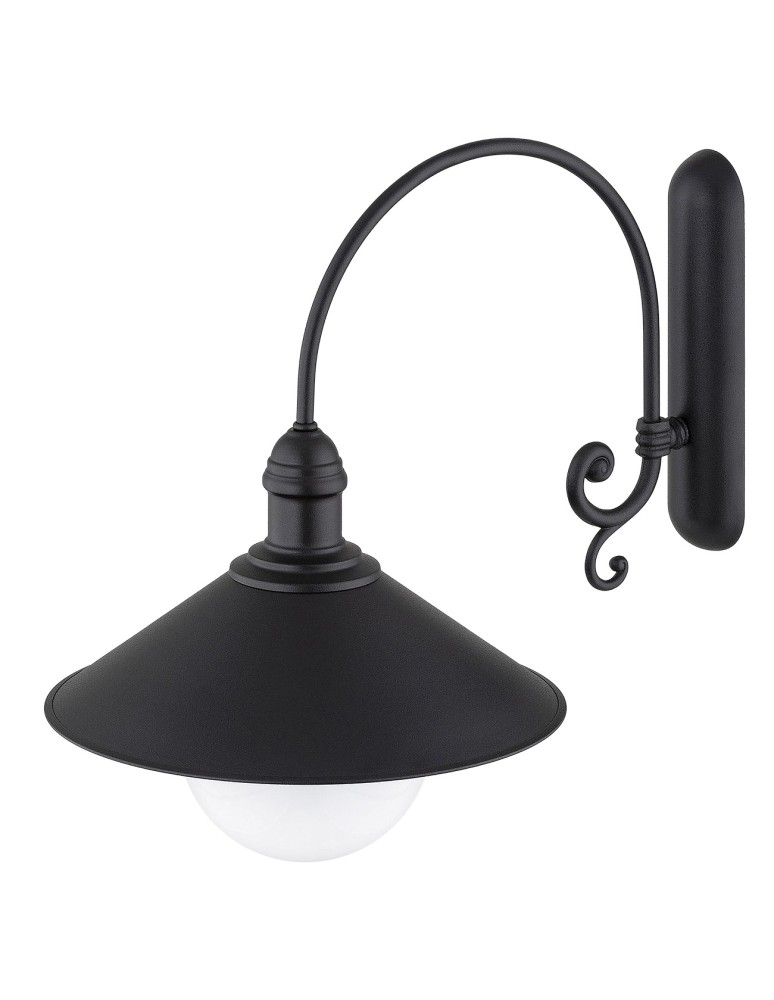 Argon ERBA BIS kinkiet 1 pł. 1x15W (max) czarny struktura IP44 3286 Argon ERBA BIS kinkiet 1 pł. 1x15W (max) czarny struktura IP44 3286
