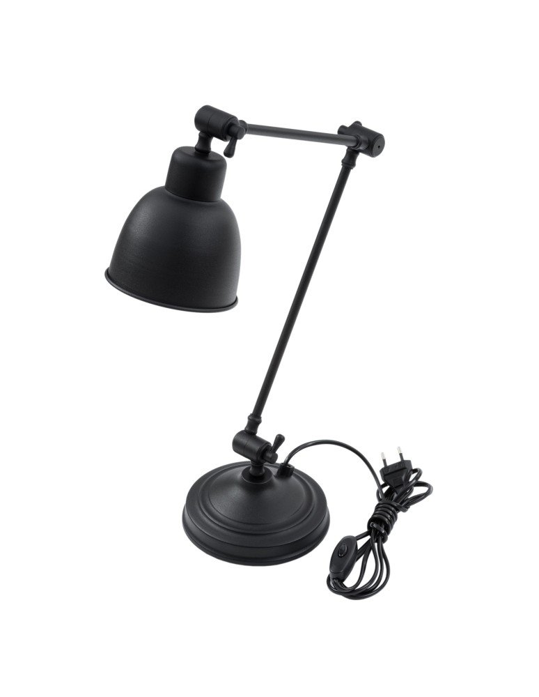 Argon EUFRAT lampa biurkowa 1 pł. 1x15W (max) czarny struktura 3197 Argon EUFRAT lampa biurkowa 1 pł. 1x15W (max) czarny struktura 3197