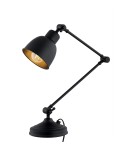 Argon EUFRAT lampa biurkowa 1 pł. 1x15W (max) czarny struktura 3197 Argon EUFRAT lampa biurkowa 1 pł. 1x15W (max) czarny struktura 3197