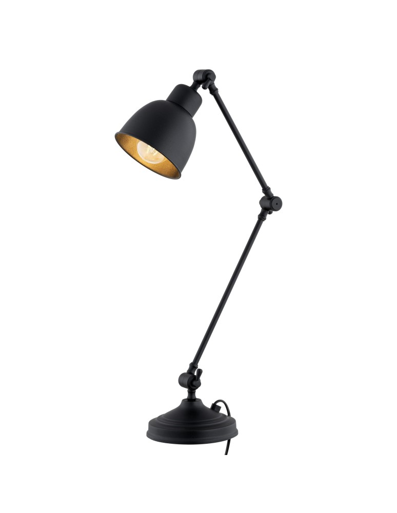 Argon EUFRAT lampa biurkowa 1 pł. 1x15W (max) czarny struktura 3197 Argon EUFRAT lampa biurkowa 1 pł. 1x15W (max) czarny struktura 3197