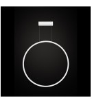 Lampy wiszące okręgi - RAMKO Echo Vertical Żyrandol 120 LED 67952 - produkt 1
