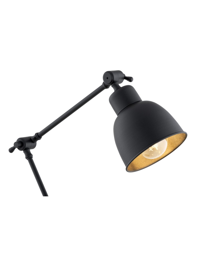 Argon EUFRAT lampa biurkowa 1 pł. 1x15W (max) czarny struktura 3197 Argon EUFRAT lampa biurkowa 1 pł. 1x15W (max) czarny struktura 3197