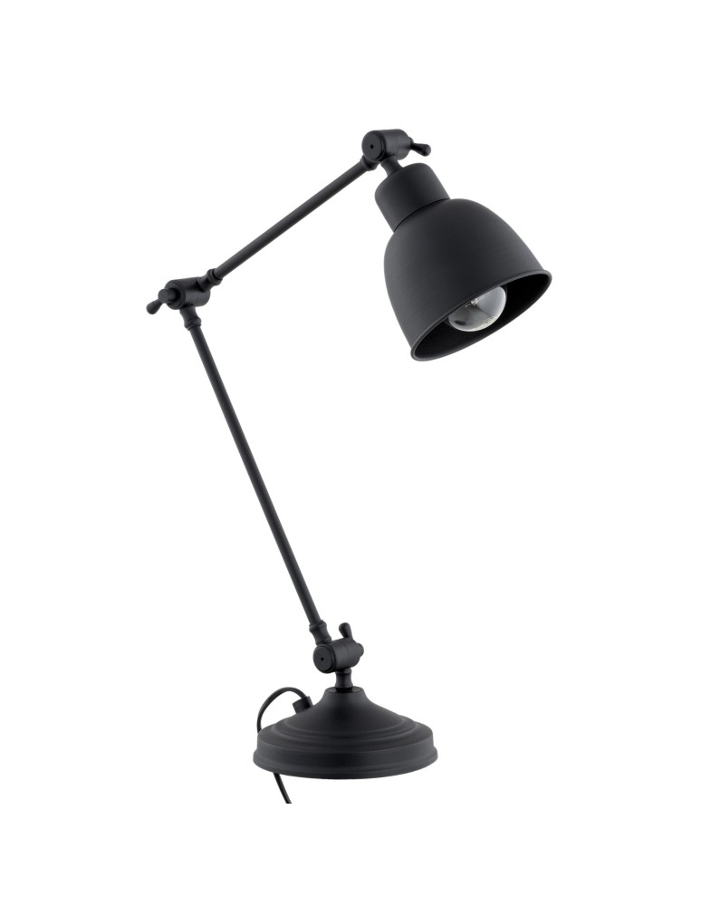 Argon EUFRAT lampa biurkowa 1 pł. 1x15W (max) czarny struktura 3197 Argon EUFRAT lampa biurkowa 1 pł. 1x15W (max) czarny struktura 3197