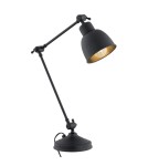 Argon EUFRAT lampa biurkowa 1 pł. 1x15W (max) czarny struktura 3197 Argon EUFRAT lampa biurkowa 1 pł. 1x15W (max) czarny struktura 3197