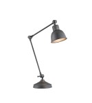 Lampki biurkowe - Argon EUFRAT lampa biurkowa 1 pł. 1x15W (max) antracyt struktura 3195 - product 1
