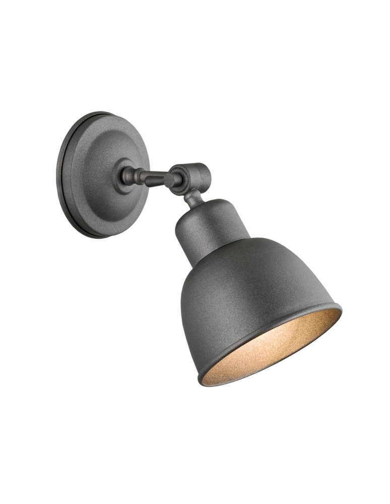Argon EUFRAT kinkiet 1 pł. 1x15W (max) antracyt struktura 3183