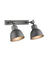 Argon EUFRAT kinkiet 2 pł. 2x15W (max) antracyt struktura 677