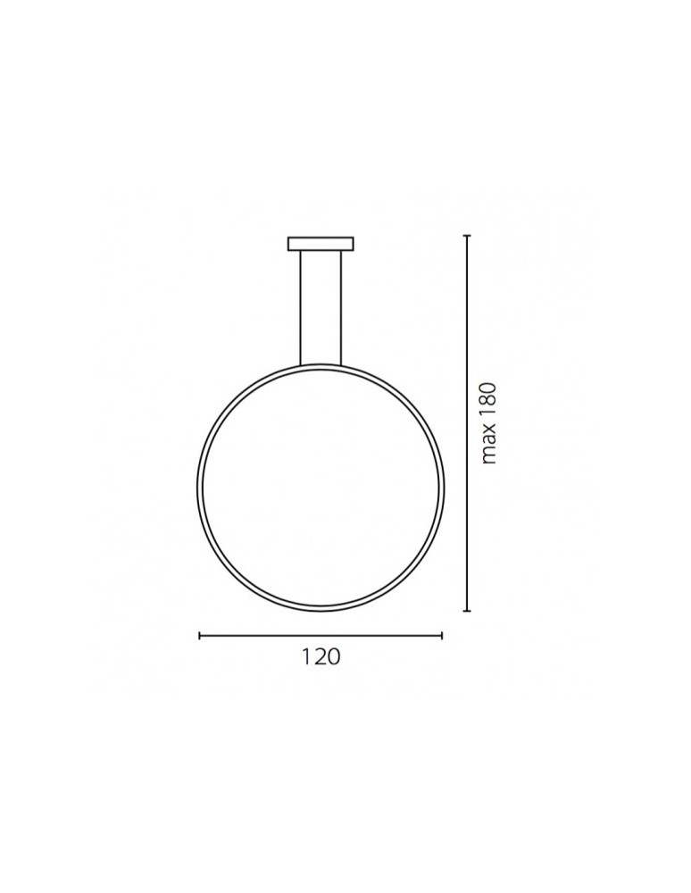 RAMKO Echo Vertical Żyrandol 120 LED 67952