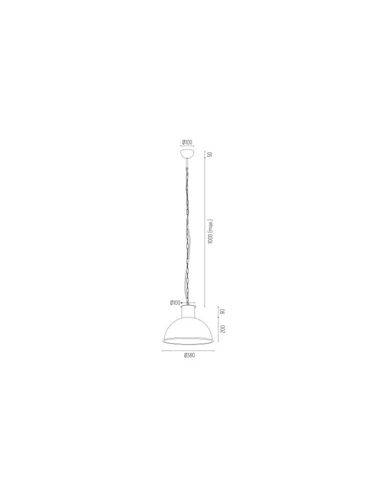 Argon EUFRAT lampa wisząca 1 pł. 1x15W (max) chrom szczotkowany 3294 Argon EUFRAT lampa wisząca 1 pł. 1x15W (max) chrom szczotkowany 3294