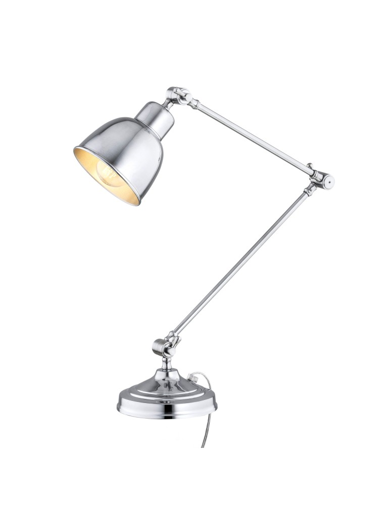 Argon EUFRAT lampa biurkowa 1 pł. 1x15W (max) chrom szczotkowany 3196 Argon EUFRAT lampa biurkowa 1 pł. 1x15W (max) chrom szczotkowany 3196