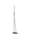 Argon FARON lampa podłogowa 2 pł. 2x6W (max) opal mat czarny struktura 893
