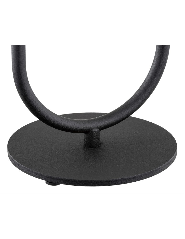 Argon FERRONE lampa stołowa 2 pł. 2x7W (max) opal mat czarny struktura 7072