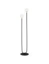 Argon FERRONE lampa podłogowa 2 pł. 2x7W (max) opal mat czarny struktura 7073