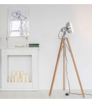 Argon FOTO NEW lampa podłogowa 1 pł. 1x22.5W naturalne drewno klosz chromowany metal 3354 Argon FOTO NEW lampa podłogowa 1 pł. 1x22.5W naturalne drewno klosz chromowany metal 3354
