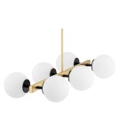 Argon FREEMONT żyrandol 6 pł. 6x15W (max) opal mat mosiądz szczotkowany 2549 Argon FREEMONT żyrandol 6 pł. 6x15W (max) opal mat mosiądz szczotkowany 2549