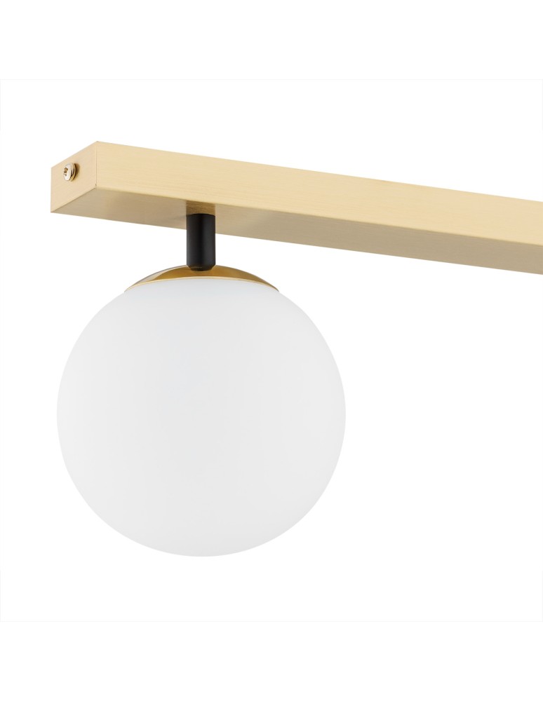 Argon FREEMONT plafon 2 pł. 2x7W (max) opal mat mosiądz szczotkowany 1045 Argon FREEMONT plafon 2 pł. 2x7W (max) opal mat mosiądz szczotkowany 1045
