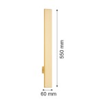 Kinkiety - Argon FREEMONT listwa 13.5 W mosiądz szczotkowany 4722 - product 3