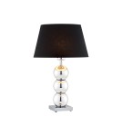Lampy stołowe - Argon FUDŻI lampa stołowa 1 pł. 1x15W (max) czarny chrom 3622 - product 1