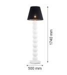 Argon FUDŻI lampa podłogowa 1 pł. 1x15W (max) czarny czarny 3659 Argon FUDŻI lampa podłogowa 1 pł. 1x15W (max) czarny czarny 3659