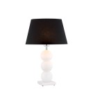 Lampy stołowe - Argon FUDŻI lampa stołowa 1 pł. 1x15W (max) czarny biały 3624 - product 1