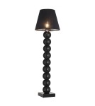 Lampy podłogowe z abażurem - Argon FUDŻI lampa podłogowa 1 pł. 1x15W (max) czarny biały 3658 - product 1