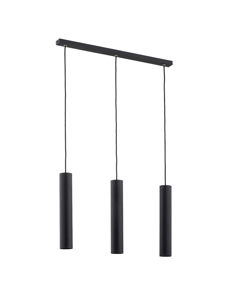 Argon GOMERA PLUS lampa wisząca 3 pł. 3x5W (max) czarny struktura 6112