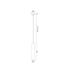 Argon GOMERA lampa wisząca 1 pł. 1x5W (max) chrom 3628 Argon GOMERA lampa wisząca 1 pł. 1x5W (max) chrom 3628