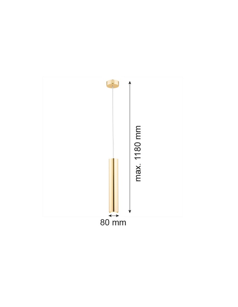 Argon GOMERA lampa wisząca 1 pł. 1x5W (max) mosiądz 4057 Argon GOMERA lampa wisząca 1 pł. 1x5W (max) mosiądz 4057