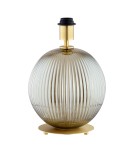 Lampy stołowe z abażurem - Argon HAMILTON 8532        abażur satynowy, szkło, mosiądz - product 4