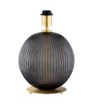 Lampy stołowe z abażurem - Argon HAMILTON 8539        abażur satynowy, szkło, mosiądz - product 4
