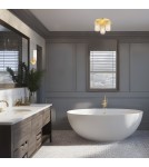 Kinkiety - Argon HAMPTON 8497        szkło, mosiądz - product 3