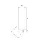 Kinkiety - Argon HAMPTON 8497        szkło, mosiądz - product 7