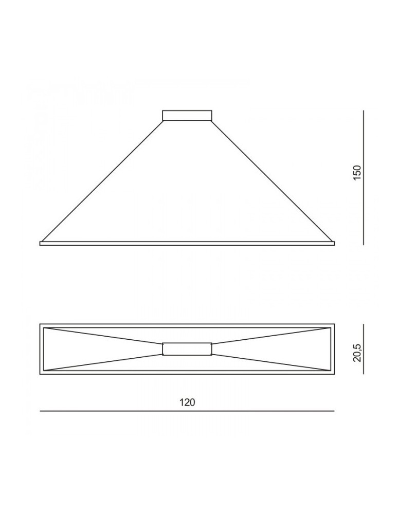 RAMKO Edo Żyrandol 123x23 LED 67030