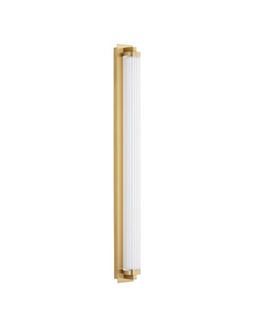 Argon HAMPTON 8622 kinkiet 1 pł. LED, transparentny (ryflowany), mosiądz szczotkowany LED (zintegrowany) / 2890 lm / 3000K szk - produkt 2