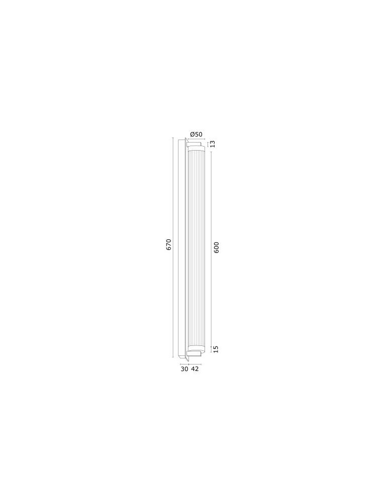 Argon HAMPTON 8622 kinkiet 1 pł. LED, transparentny (ryflowany), mosiądz szczotkowany LED (zintegrowany) / 2890 lm / 3000K szk Argon HAMPTON 8622 kinkiet 1 pł. LED, transparentny (ryflowany), mosiądz szczotkowany LED (zintegrowany) / 2890 lm / 3000K szk