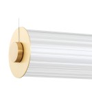 Argon HAMPTON 8624 lampa wisząca 1 pł. LED, transparentny (ryflowany), mosiądz szczotkowany LED (zintegrowany) / 9180 lm / 30 Argon HAMPTON 8624 lampa wisząca 1 pł. LED, transparentny (ryflowany), mosiądz szczotkowany LED (zintegrowany) / 9180 lm / 30