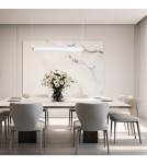 Argon HAMPTON 8624 lampa wisząca 1 pł. LED, transparentny (ryflowany), mosiądz szczotkowany LED (zintegrowany) / 9180 lm / 30 Argon HAMPTON 8624 lampa wisząca 1 pł. LED, transparentny (ryflowany), mosiądz szczotkowany LED (zintegrowany) / 9180 lm / 30