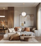 Argon HAMPTON 8624 lampa wisząca 1 pł. LED, transparentny (ryflowany), mosiądz szczotkowany LED (zintegrowany) / 9180 lm / 30 Argon HAMPTON 8624 lampa wisząca 1 pł. LED, transparentny (ryflowany), mosiądz szczotkowany LED (zintegrowany) / 9180 lm / 30